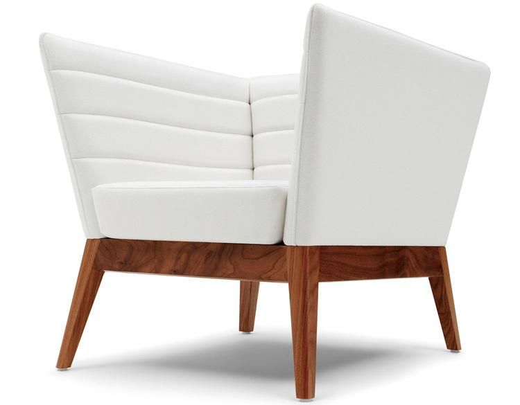 High Backrest Modern Furniture Fabric Leisure Public Sofa