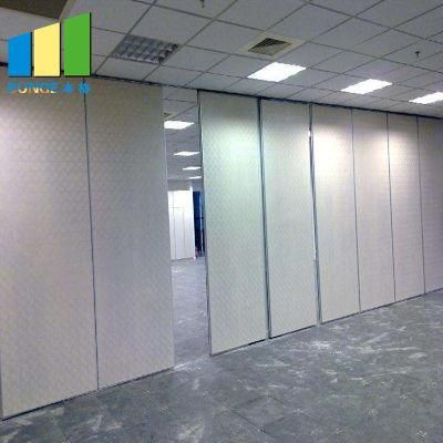 Banquet Hall Wooden Room Partition Sliding Movable Office Wall Dividers