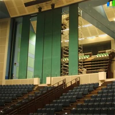 Laminated Theater Studio Auditorium Acoustic Panels Sound Absorbing Operable Partition