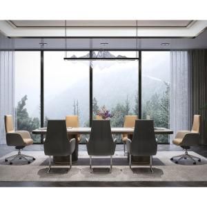 2020 Best Selling Oak CEO Design Executive Melamine Conference Desk