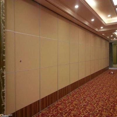 MDF Melamine Soundproof Movable Walls Office Sliding Acoustic Partitions for Conference Room