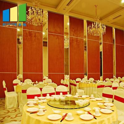 Wooden Acoustic Mobile Soundproof Fireproof Movable Partitions Wall for Hotel