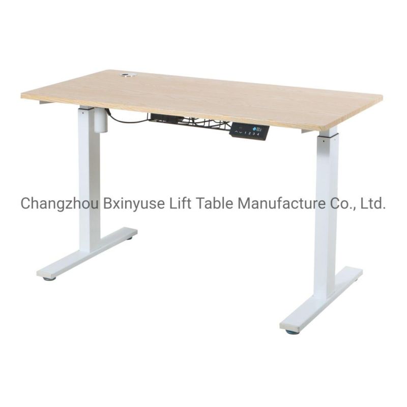 China Factory Professional signal Motor Electric Standing Desk Two Legs Lifting Table