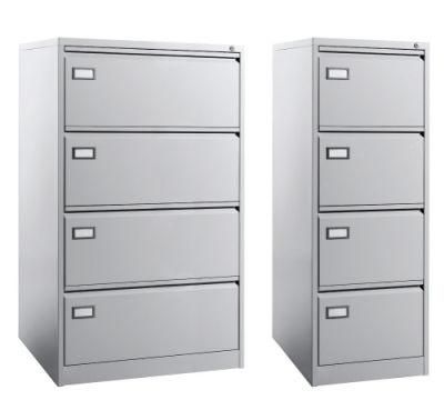 Anti-Tilt Construction Metal Lateral Storage 4 Drawer Filing Cabinet