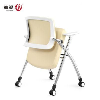 High Quality Folding Training Chair Metal Frame Lecture Chair