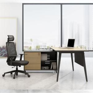 Factory Wholesale Good Privacy L Shape Office Manager MFC Executive Table Wooden Office Desk