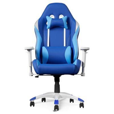 Blue Large and High Backrest Computer PC Gaming Chair