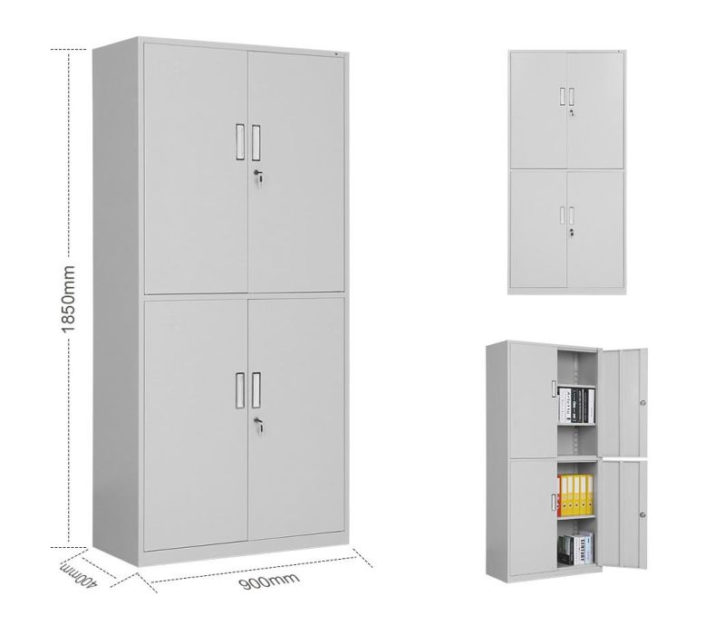 4 Doors Office Metal Document Cabinets with Lock
