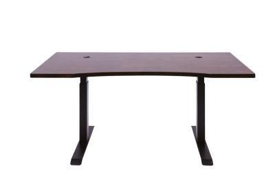 Beech Wood Butcher Block Office Desk Top with Black Walnut Paint