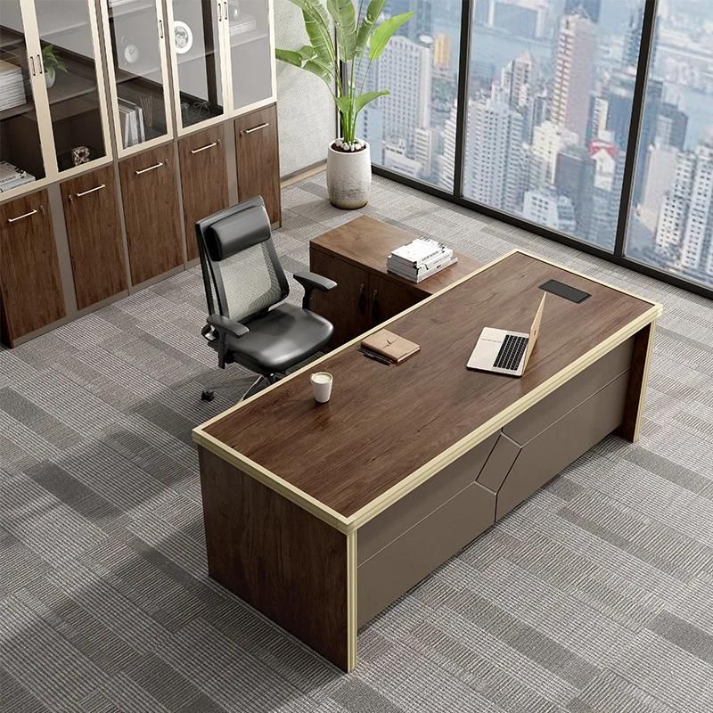 Wholesale Chinese Furniture CEO Computer Office Boss Drawer Desk