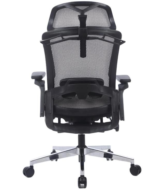 Mesh Modern Ergonomic Swivel Chair with Headrest and Back Coat Hanger