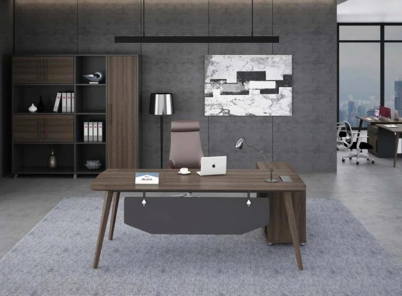 25mm Thickness Hot Selling Modern Style Melamine CEO Office Table