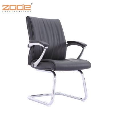 Zode Modern Home/Living Room/Office Furniture Manufacturer PU Leather Ergonomic Softly Cushion Visitor Office Chair