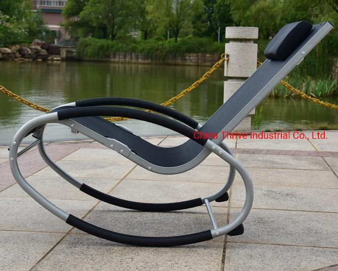 Outdoor Beach Zero Gravity Rocking Reclining Chair Foldable Chair