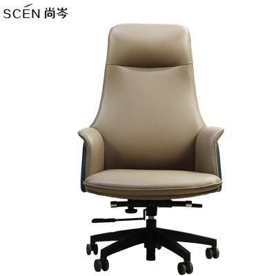 Wholesale New Design Luxury Executive High Back Leather Office Chair with Multi Mechanism