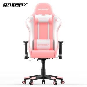 Oneray Luxury High Back Fabric Swivel Ergonomic Silla Gamer Gaming Chairs Racing