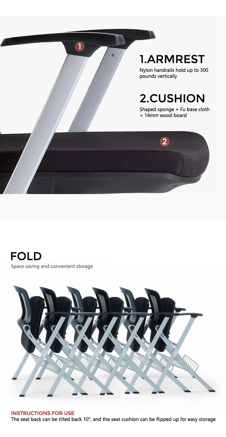 Vaseat Stacking Conference Chair Folding Office Chair