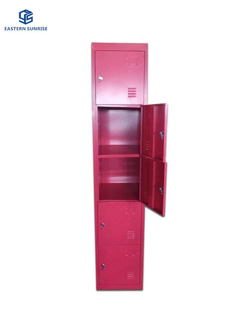 Cheap Price 5 Door Locker Steel Locker Metal Wardrobe