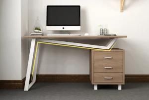 Simple Office Workstation System Desk with Filing Cabinet