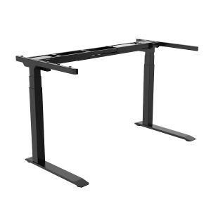 Loctek Dual Motors 3 Staged Square Leg Height Adjustable Desk Frame with C-Leg