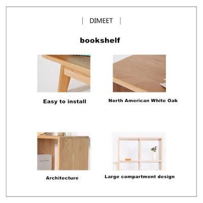 Wholesale Direct Sales Simple Solid Wood Bookcase Free Combination Bookcase Storage Cabinet Combination Bookcase Shelf Storage Small Cabinet