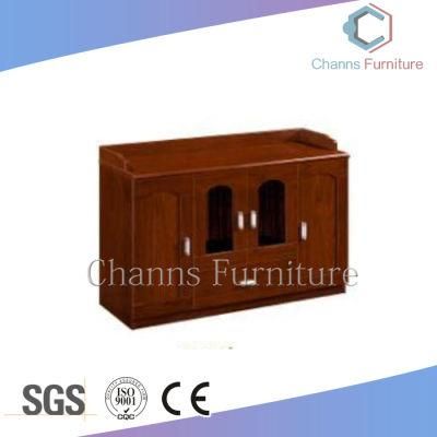 Hotel Wooden Furniture Glass Doors Office Storage Filling Cabinet (CAS-VFA14)
