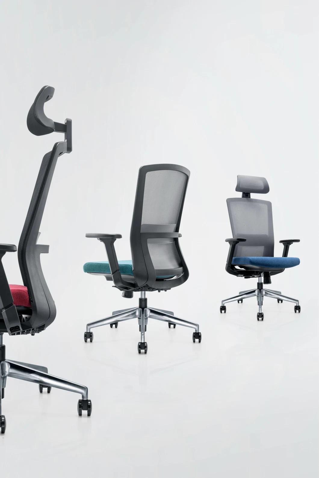 New in Stock Foshan Wholesale Market Plastic Ergonomic Computer Chair Office Furniture