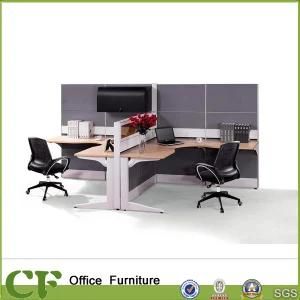 Modern Aluminum Profile Office Cubicle with Two Seats (CD-88806)