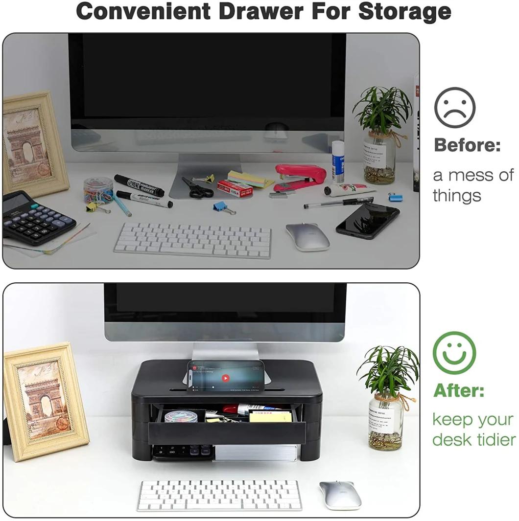 Computer-Adjustable Height Stand Protects The Cervical Spine Office Desk Can Store Things Protect Your Eyesight