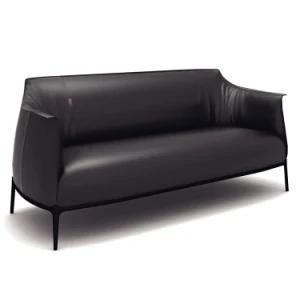 Modern Genuine Leather Sofa Office Sofa Boss Room Sofa
