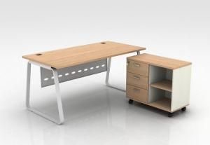Office Furniture General Use Stainless Steel Computer Desk with Cabinet