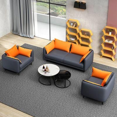 Metal Frame Struture High Density Sponge and Toss Cushion Commercial Couch