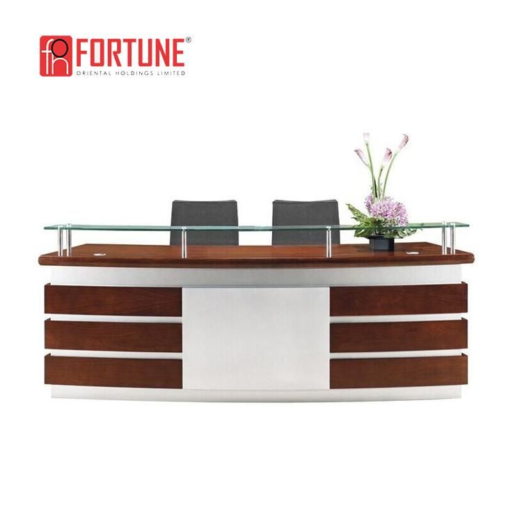 Modern Office Front Desk Reception Counter Wholesale Foh-Rd-2410
