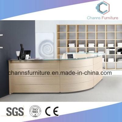 China Supplier Popular Office Laminated Hotel Furniture Reception Table
