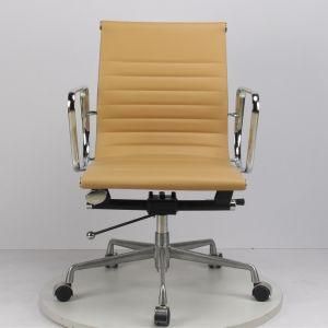 Simple and High-Grade Hardware MID-Class Chair Leisure Fashion Office Swivel Chair