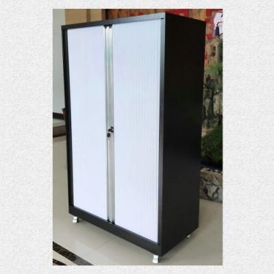 Fas-033 Office Movable Tambour Door Steel Locker /Filing Cabinet with Sliding Door