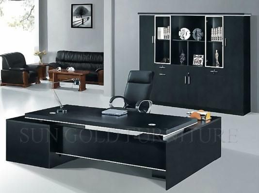 High End Black Popular Desk, Manager Desk, Office Furniture (SZ-OD159)