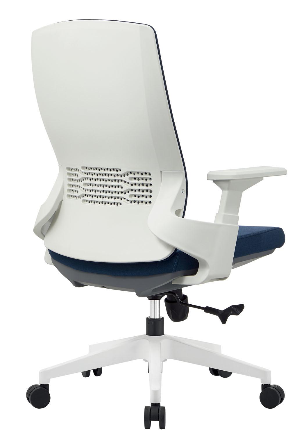 White Frame Bionic Swivel Chair Mesh Chair