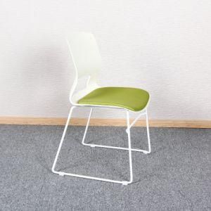 Cheap Stackable Office Plastic Visitor Training Conference Room Chairs Without Wheels
