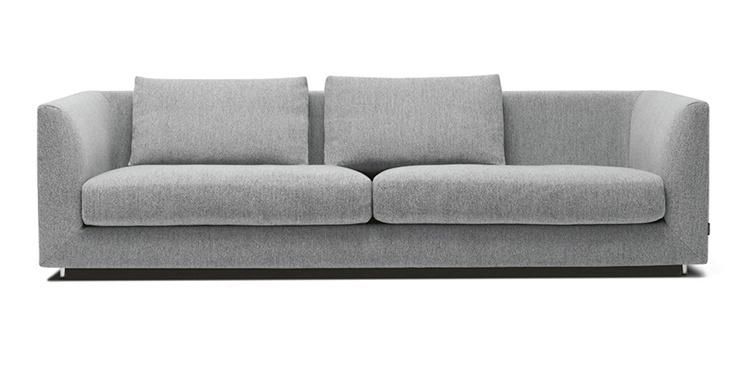 Modern Furniture Grey Fabric Office Reception Living Room Sofa Set