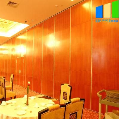 Aluminium Frame Acoustic Folding Door Partition Movable Partition for Hotel