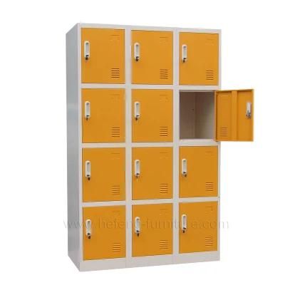 12 Door School Gym Office Metal Locker Cabinet