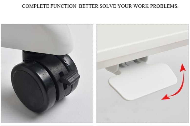 Pneumatic Height Adjustable Standing Desk Computer Desk Workstation with Aluminum Leg