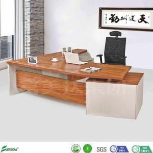 Modern Solid MFC Panel Wood Furniture L Shape Office Executive Table Manager Desk