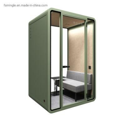 Acoustic Private Office Work Bench for Office Phone Meeting