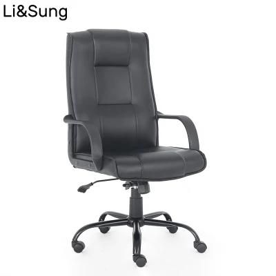 Factory Wholesale High Back Aluminum Base PU Executive Office Chair