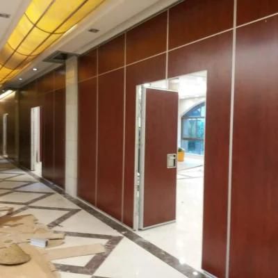 Commercial Furniture Wood Acoustic Room Divider Hotel Folding Wall Partition
