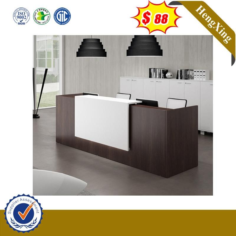 High Quality Modern Front Table Salon Furniture Wooden Reception Desk