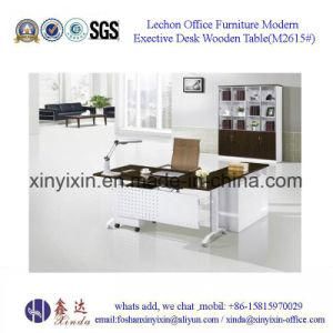 Guangzhou Wooden Furniture Manager Office Table with Metal Leg (M2615#)