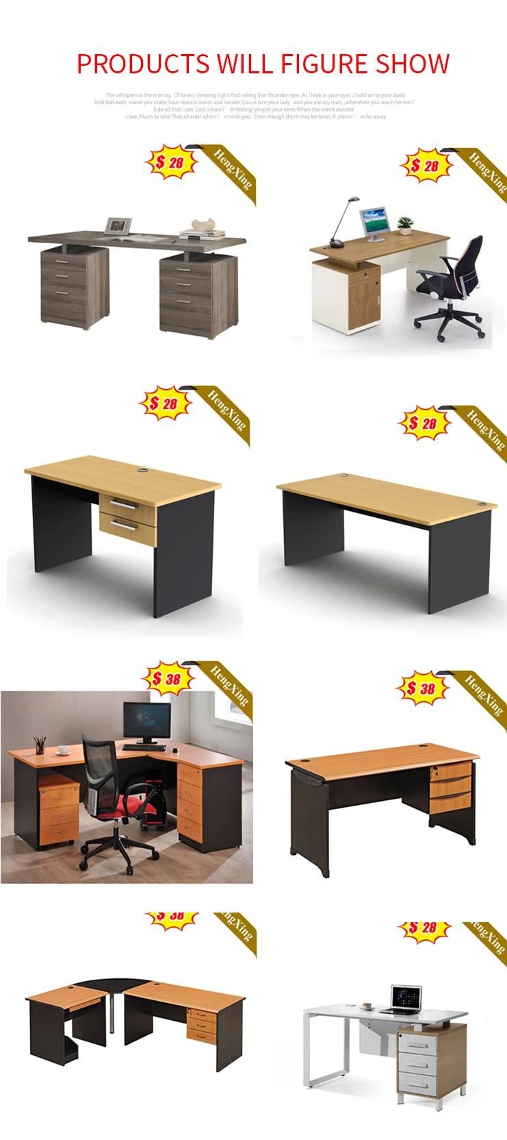 Modern Gaming Design Home Furniture Grey Wooden Computer Table with Drawers Office Desk